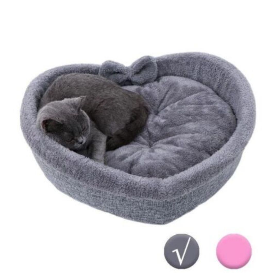 冬季保暖心形猫窝猫床深度睡眠宠物窝